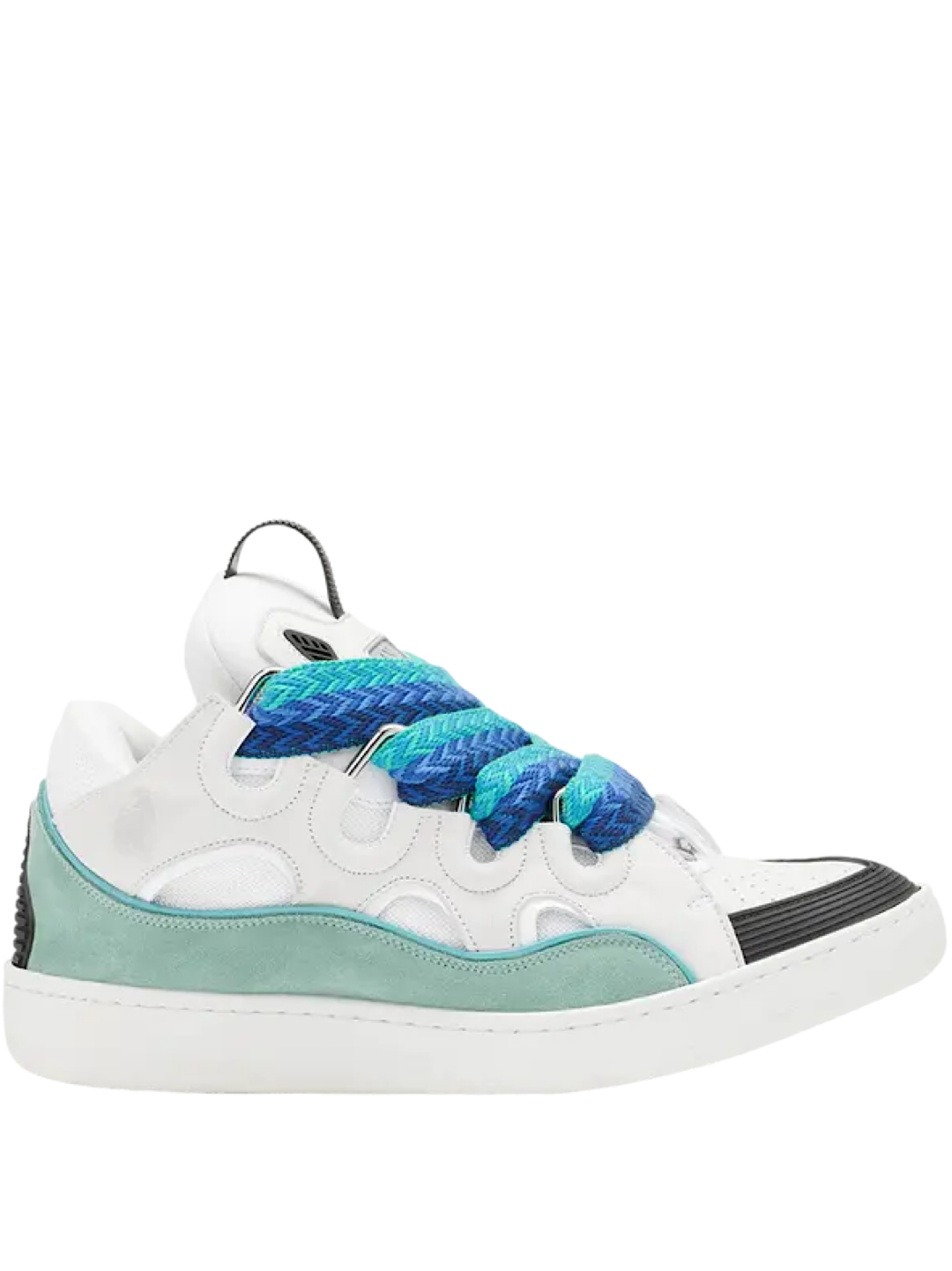 Lanvin Curb Sneakers ‘White Green’