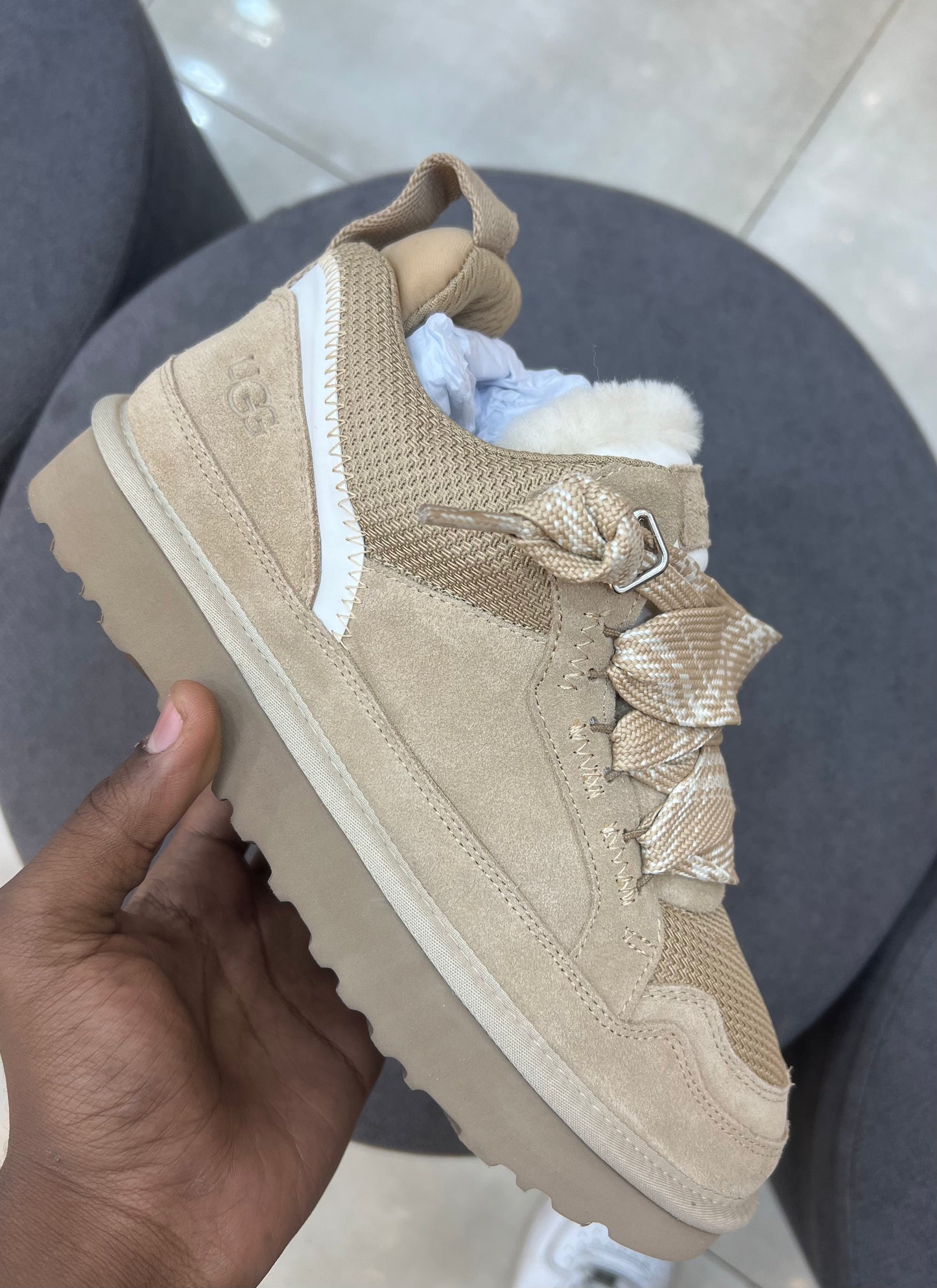 UGG
Lowmel suede high-top sneakers