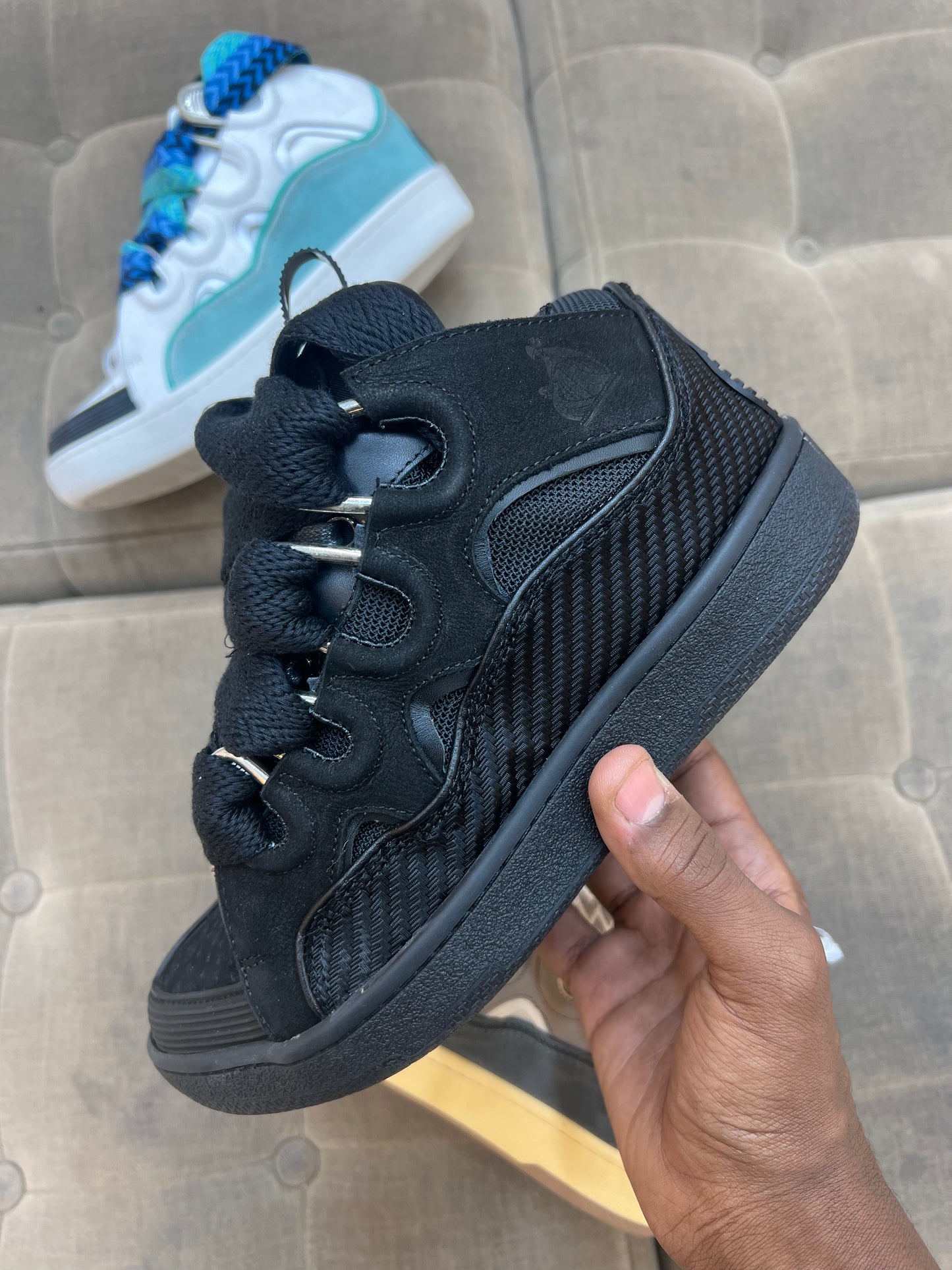 LANVIN
'CURB BLACK ' sneaker