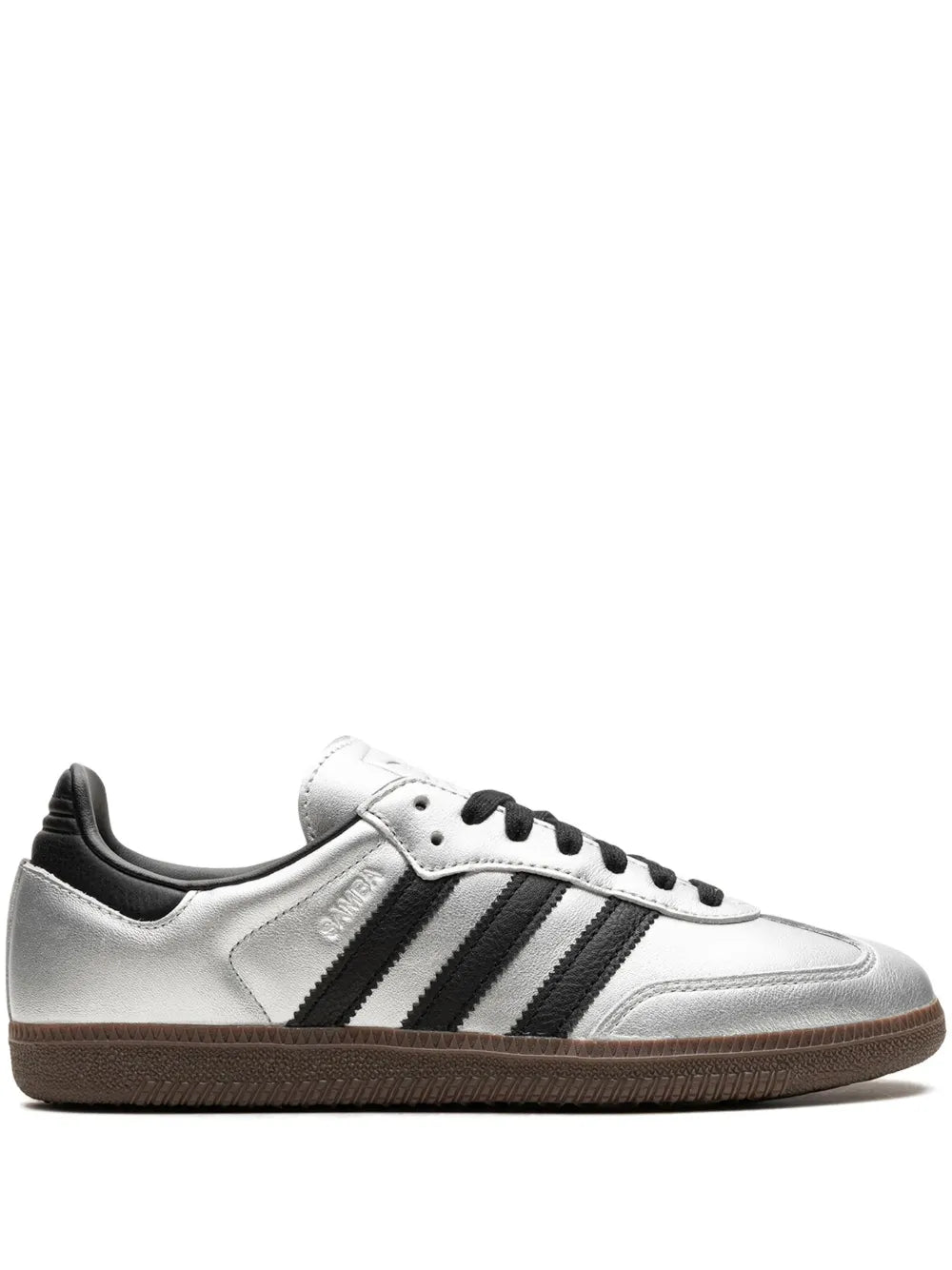 adidas Samba OG "Silver Metallic/Black/Gum" sneakers