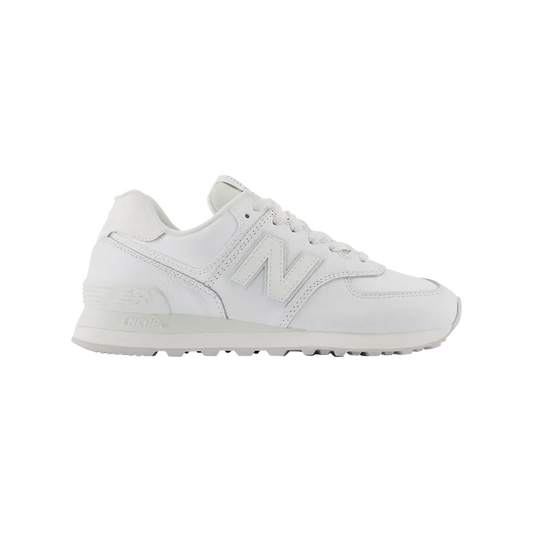 New Balance 574 Triple White Leather