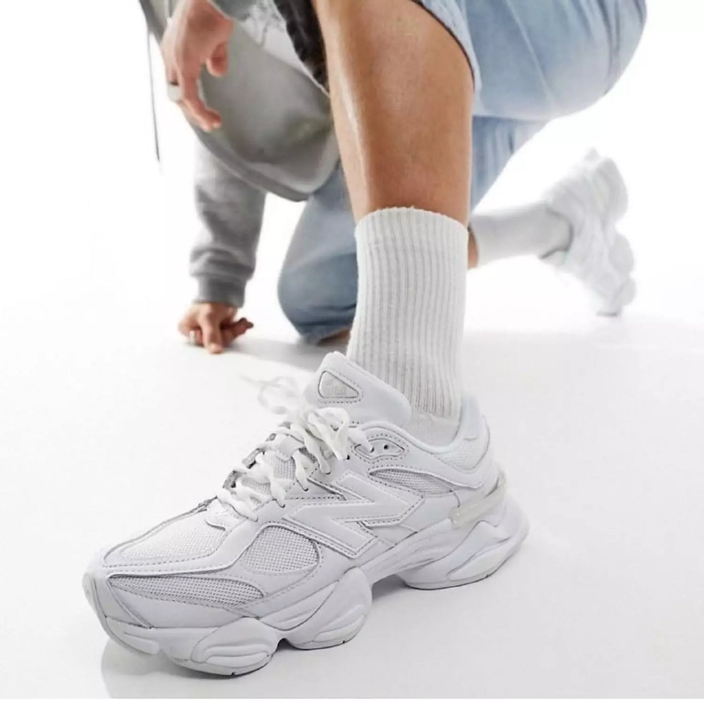 New Balance 9060 Triple White